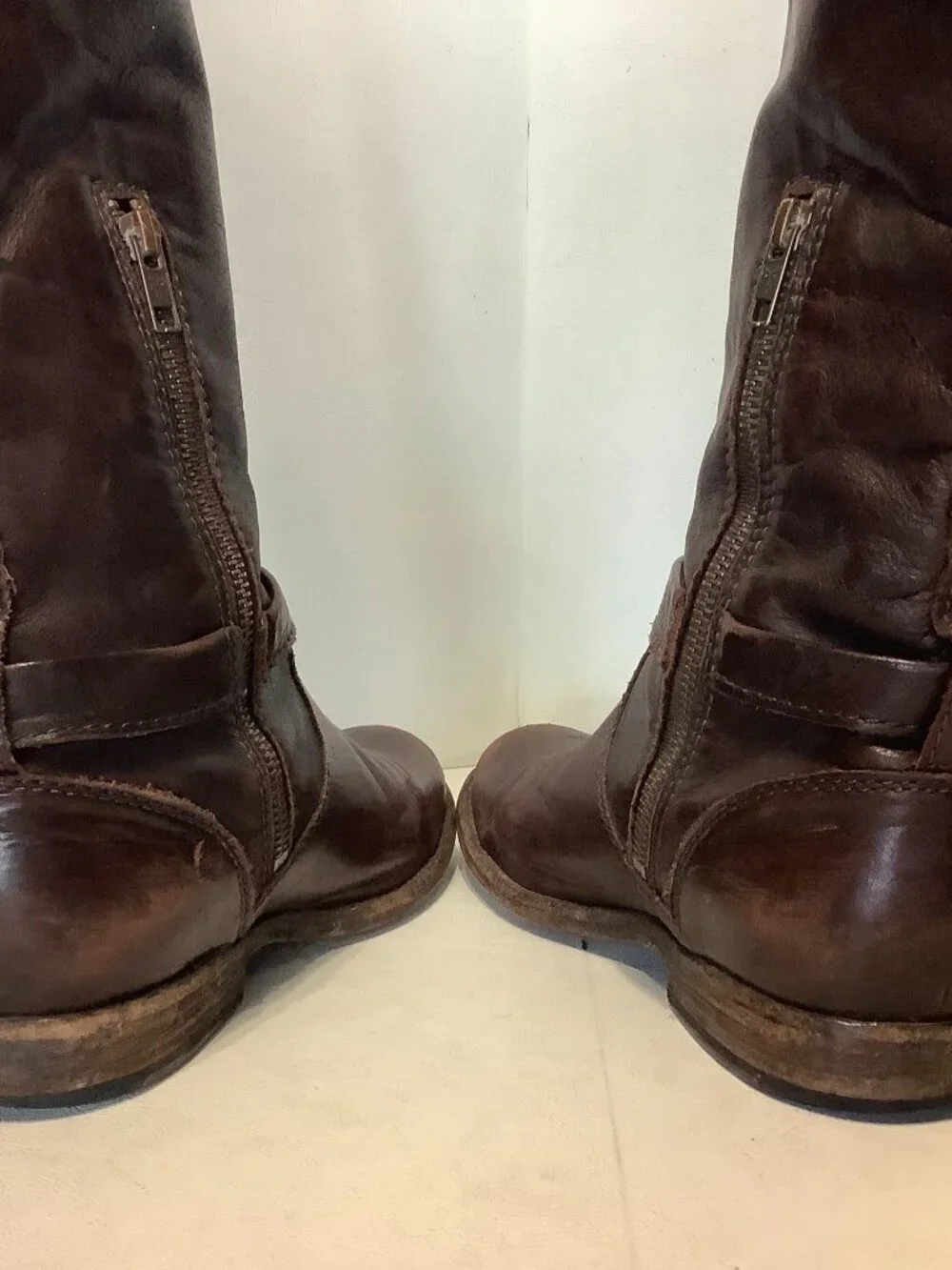 Frye Leather Phillip Riding Equestrian Boots Women’s 7.5 B Brown